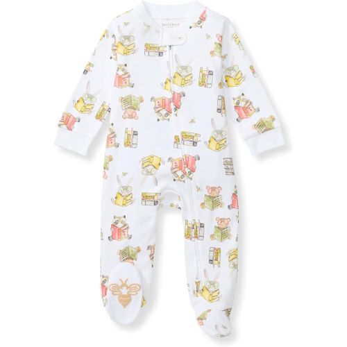 Burt's Bees Baby Boys' Sleep & Play PJs, 100% Organic Cotton One-Piece Zip Front Jumpsuit, Baby Boys Footie Pajamas & PJs