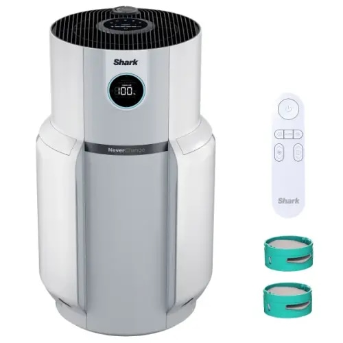 Shark NeverChange Air Purifier MAX with Remote, Two Odor Neutralization Cartridges, & Pet Pro Filter