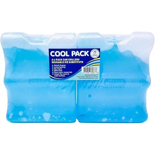 Healthy Packers Long Lasting Can Ice Packs - Great for Breastmilk Bottles Storage and Can Coolers