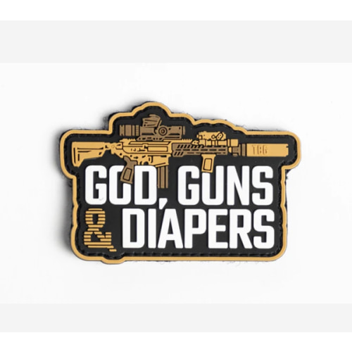 God, Guns & Diapers Patch - AR V2 by Tactical Baby Gear