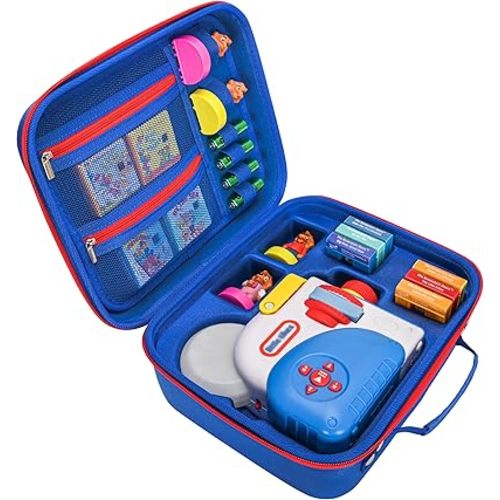 Carrying Case Compatible with Little Tikes Story Dream Machine, Portable Storage Case for Little Tikes Books Starter Set, CASE ONLY, Blue