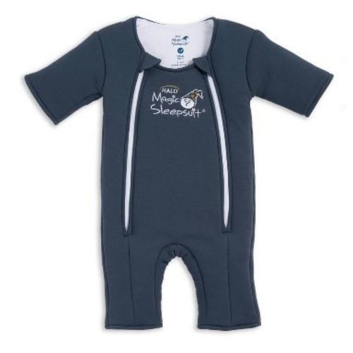 HALO Baby Merlin Magic Sleepsuit 100% Cotton Three Quarter Sleeve Wearable Blanket - Navy - Small