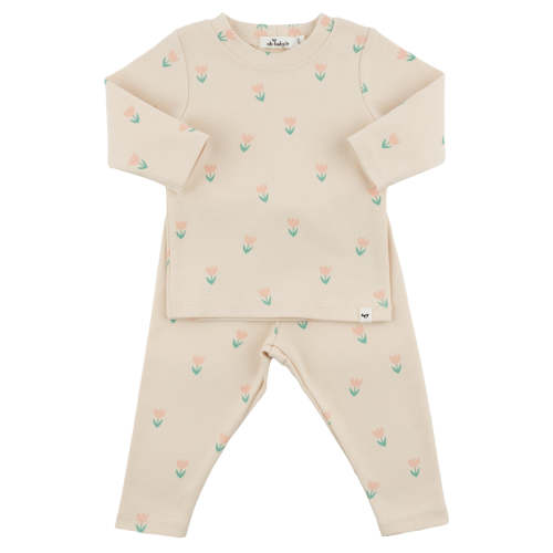 oh baby! Two Piece Set - Mini Tulips - Natural