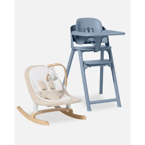 Lalo The Chair II Newborn Bundle - Slate Blue