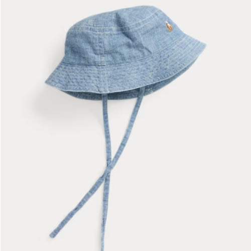 Indigo Cotton Chambray Hat