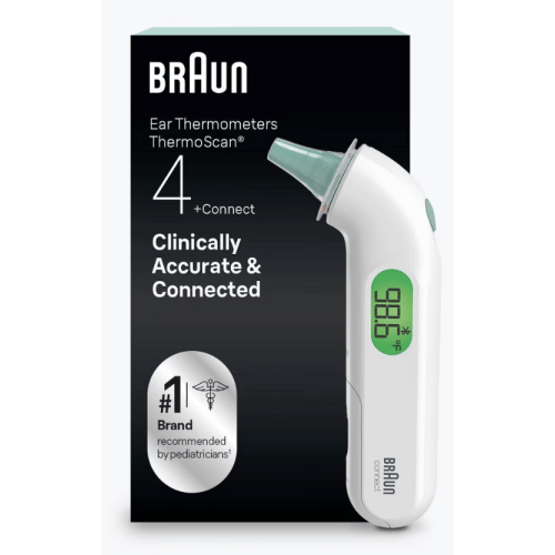 Braun ThermoScan 4+ Connect Ear Battery Health Thermometer