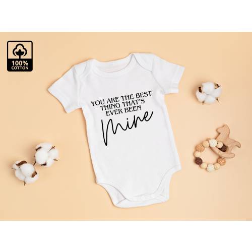 Best Thing That&#39;s Ever Been Mine Baby Vest, Taylor Baby Grow, TS Baby Clothing, Baby Taylor, Baby Shower Gift, Pregnancy Announcement