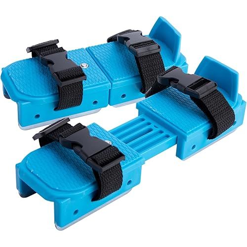 1 Pair Toddler Ice Skates- Adjustable Kids Ice Skates- Double Runner Ice Skates with Strap Fastening for Toddlers, Kids, Junior Skater