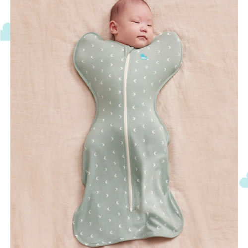 Swaddle Up™ 1.0 TOG Cotton Olive Moon