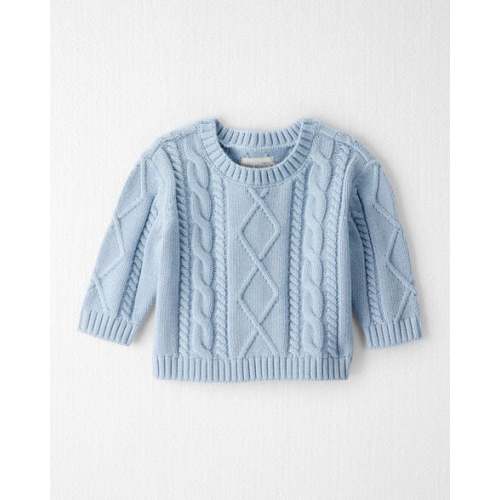 Baby Organic Cotton Cable Knit Sweater 3M
