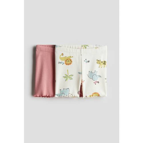 2-PACK RIBBED BIKE SHORTS