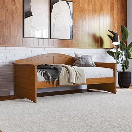 AFI, Acadia Wood Daybed Frame, Twin, Light Toffee