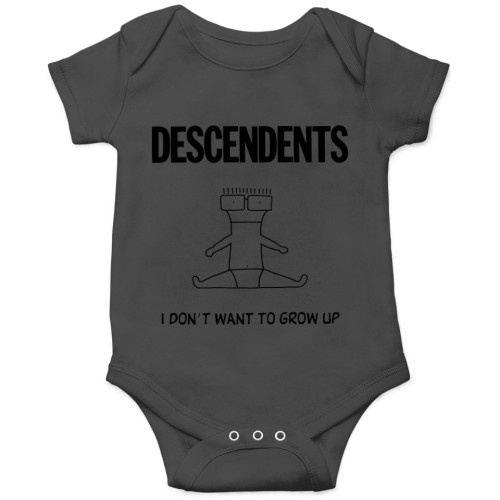 Descendents I Don't Want To Grow Up Yellow Onesies sold by Ruby Noisy | SKU 40353502 | Printerval