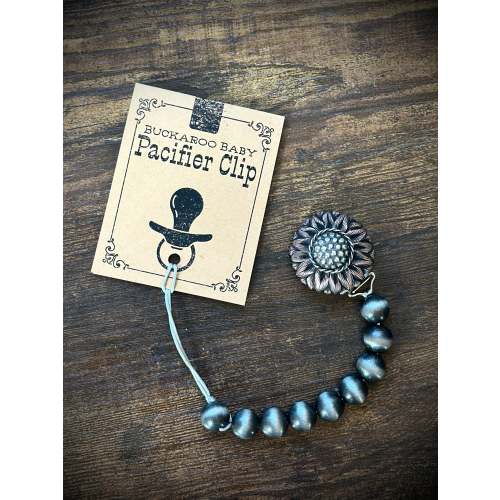 Buckaroo Baby Pacifier Clip