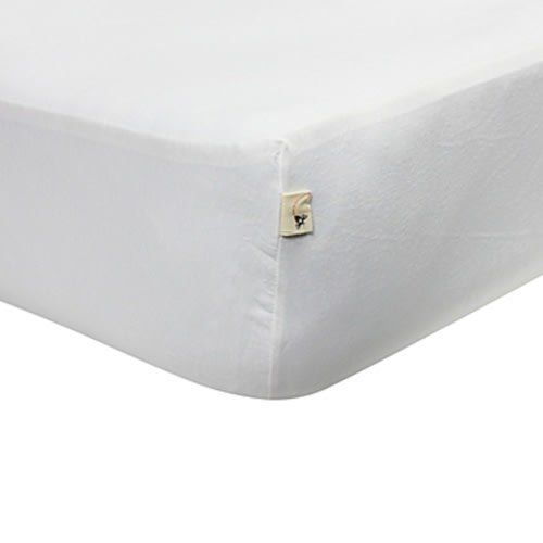 Burt's Bees Baby® Organic Cotton Jersey Fitted Crib Sheet in White