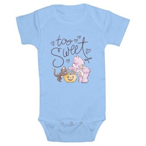Infant's Care Bears Halloween Share Bear Too Sweet  Bodysuit - Light Blue - 6 Months