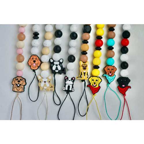 Dog Pacifier Clip/ Golden Retriever / Doodle / French Bulldog / Boston Terrier / German Shepherd/ Labrador Retriever