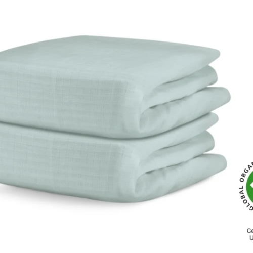 Breathable, Organic Cotton Sheets (2-pack)