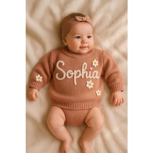 Custom Baby Name Sweater – Personalized Baby Gift