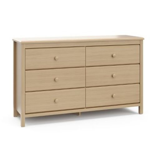 Storkcraft Alpine 6-drawer Double Dresser - Driftwood