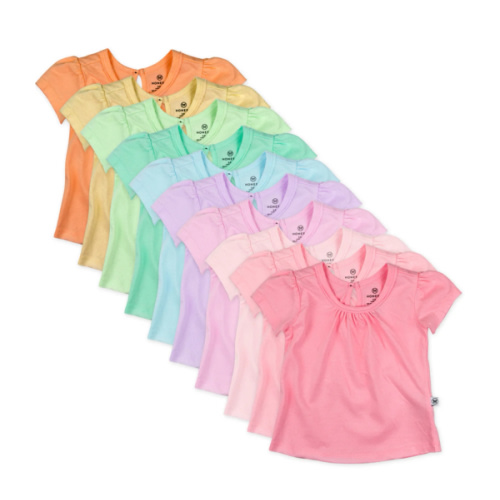 10-Pack Organic Cotton Puff Sleeve T-Shirts | Honest Baby Clothing
