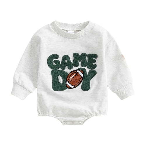 Lujianch Newborn Baby Boy And Girl Autumn Winter Clothes Jumpsuit Long Sleeve Jumpsuit 0 3 6 9 12 18 Months,Gray Sizes 3-6 Months