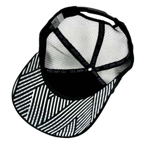 Trucker Hat - Ziggity Zags - Black – Vivee Hat Co