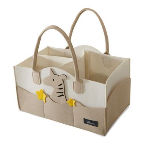 Cartoon Diaper Storage Basket-Zebra
