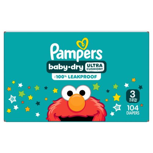 Pampers Baby Dry Diapers - (Select Size and Count)