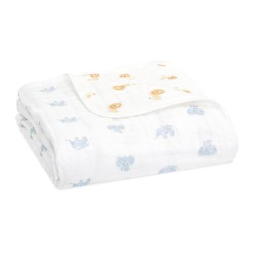 aden + anais Essentials Organic Dream Blanket - Animal Kingdom Hello Elephants