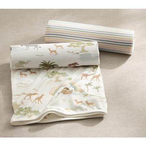 Noahs Ark Bamboo Viscose Swaddle Set Of 2 , Multi