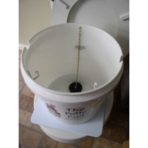 Diaper Sprayer Toilet Bucket | The Potty Pail Cloth Diaper rinsing bucket