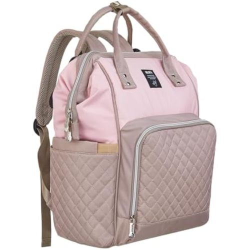 MUIFA Diaper Bag Multi-Function Waterproof Travel Backpack Nappy Bag for Baby Care with Insulated Pockets