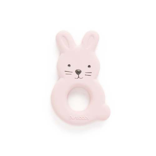 Bunny Teether - PINK - Purebaby