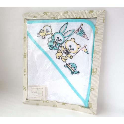 Vintage Toddletime&#39;s Baby Bath Time Hooded Towel in Original Package - Vintage Baby Towel / Vintage Baby Gift / Vintage Nursery