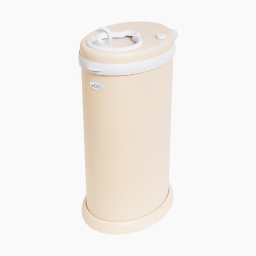 Ubbi Steel Diaper Pail - Matte Oat Milk