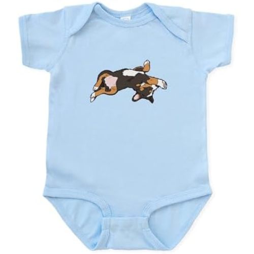 CafePress Sleeping Bernese Mountain Dog Infant Bodysuit Cute Infant Bodysuit Baby Romper