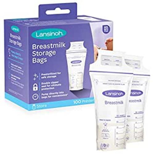 Amazon.com: Lansinoh Breastmilk Storage Bags, 100 Count Milk Storage Bags