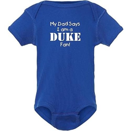Campus Originals My Dad Says I am a Duke Fan Baby Bodysuit