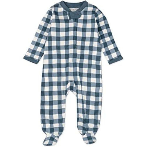 HonestBaby Baby Organic Cotton Footed Sleep & Play Pajamas