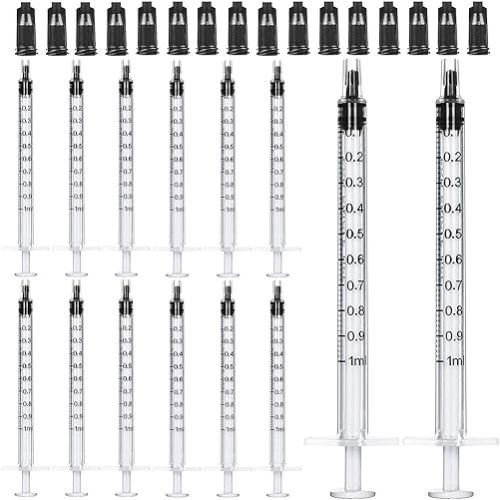 1ml Syringes with Caps (Pack of 100)