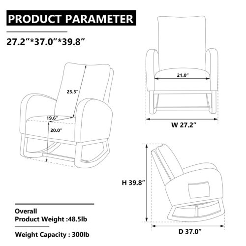 Corrigan Studio® Vennie Rocking Chair & Reviews | Wayfair