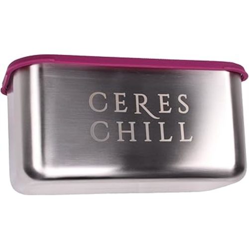 Ceres Chill The Milkstache Luxe Reusable Breastmilk Freezer Storage Container, 1/2 Ounce Cubes fit Any Baby Bottle, Freezing Pumped Milk has Never Been Easier (Stainless Steel)