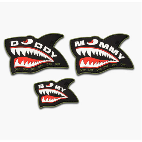 Shark Family PVC Patch | Tactical Baby Gear®