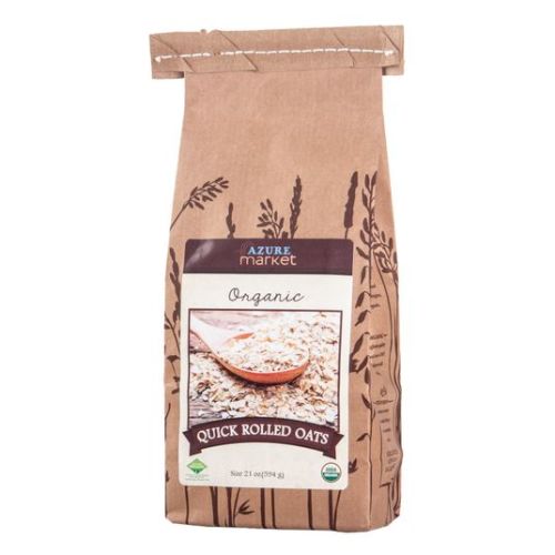 Oats Rolled, Quick, Organic, 21 oz