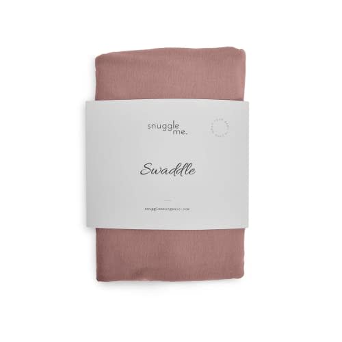 snuggle me Swaddle | Organic Cotton Swaddle Blanket, Soft Stretch, 47 x 47 inches (Gumdrop)