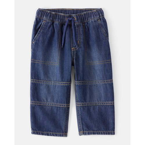 Baby Boy Denim Pull-On Jeans - Medium Wash - OshKosh | Carter's