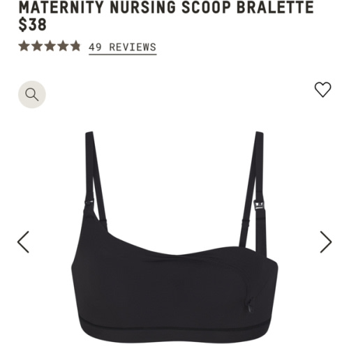 FITS EVERYBODY MATERNITY NURSING SCOOP BRALETTE | ONYX
