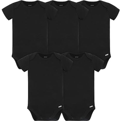 Gerber Baby 5 Pack Onesies Multi-Packs Bundle Interlock 180 Gsm