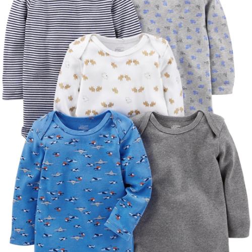 Simple Joys by Carter's Unisex Babies' Long-Sleeve Bodysuit
